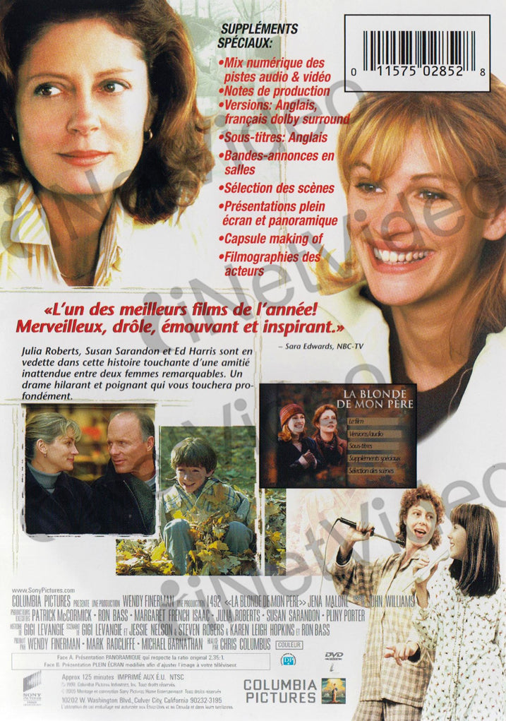 Blonde De Mon Pere ,La (Stepmom) (French Version) on DVD Movie