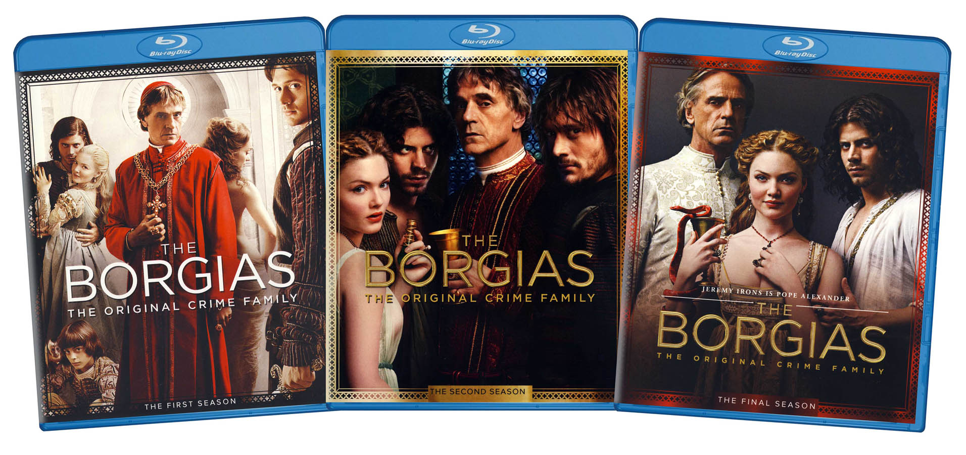 The Borgias The Complete Season Boxset Blu Ray On Blu Ray Movie