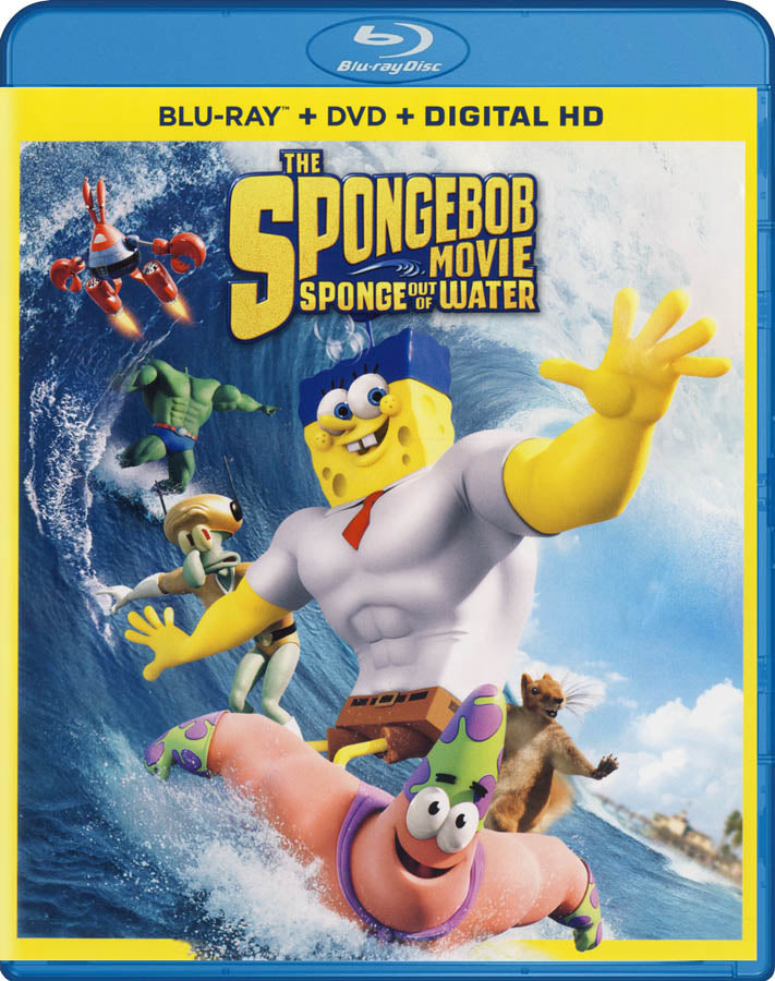 the spongebob movie sponge out of water dvd