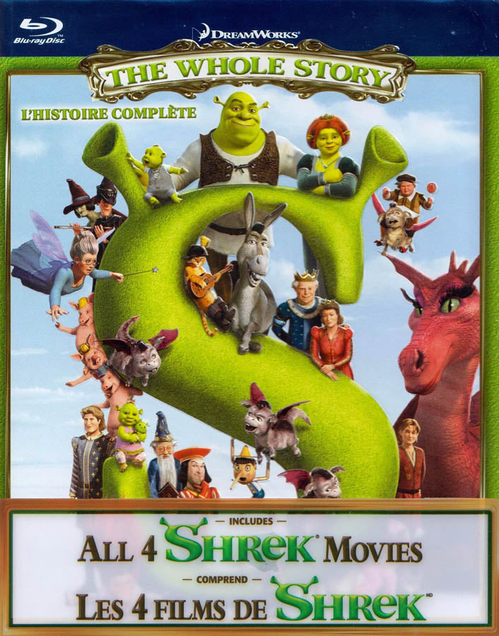 Shrek The Whole Story Quadrilogy (Boxset) (Blu-ray) (Bilingual) on BLU ...