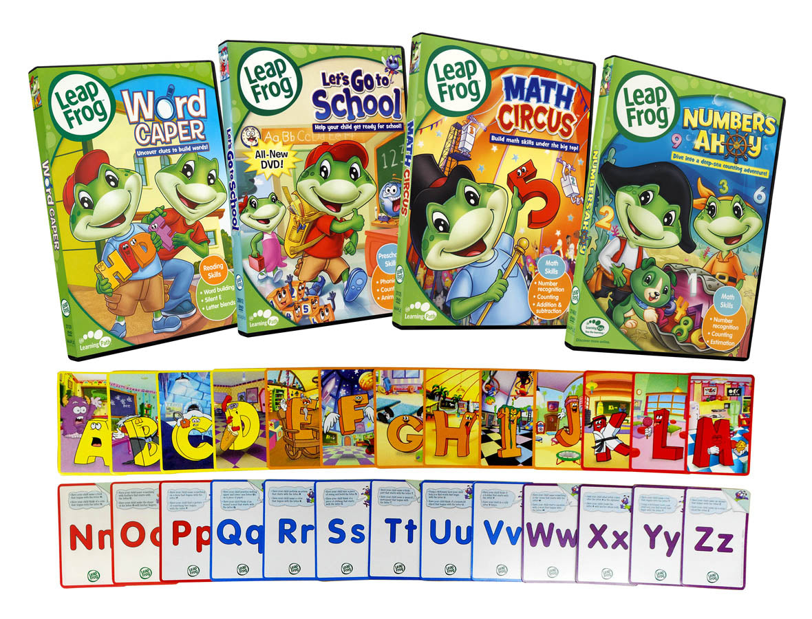 Leap Frog Learning Pack #4 (Bonus Flashcards) (Boxset) on DVD Movie