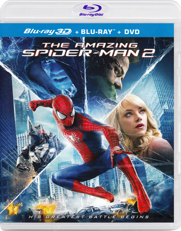 afvoer oven Verstikken The Amazing Spider-Man 2 3D (Blu-ray 3D + Blu-ray + DVD) (Blu-ray) on BLU-RAY  Movie