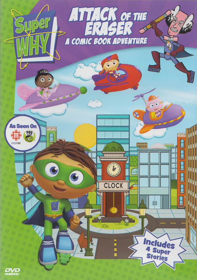 Super Why : Attack Of The Eraser - A Comic Book Adventure on DVD Movie