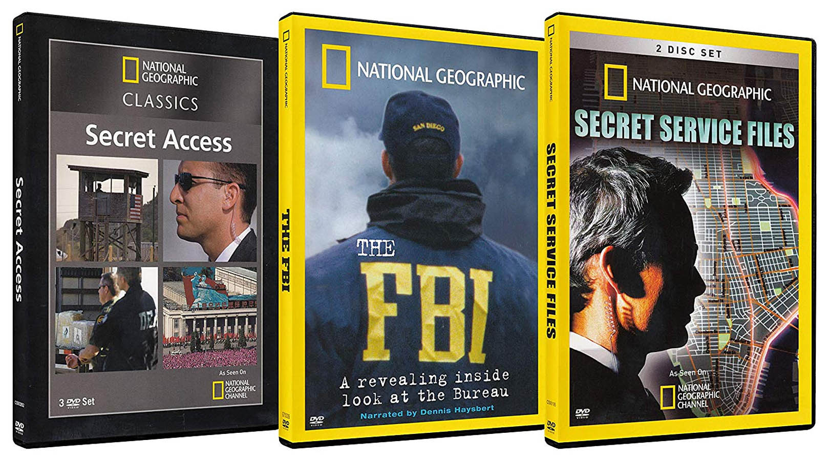 National Geographic Secret Service Pack (3-Pack) (Boxset) on DVD Movie