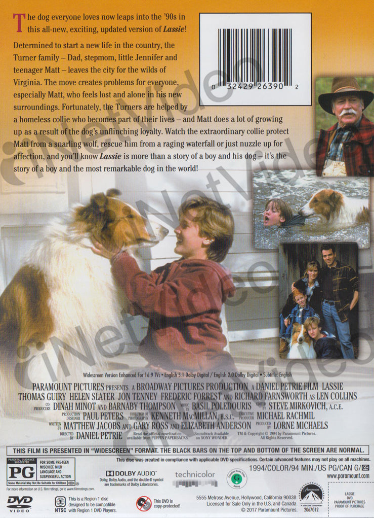 Lassie 1994 On Dvd Movie 