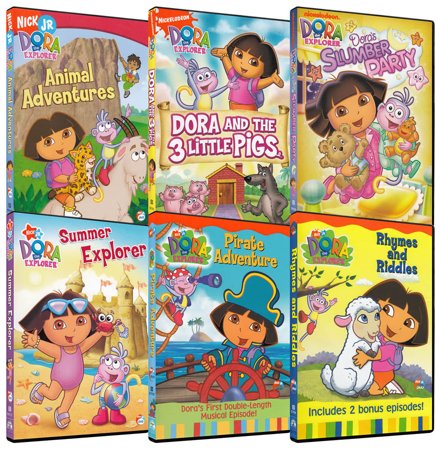 Dora The Explorer 6 Pack Collection 1 Boxset On Dvd Movie