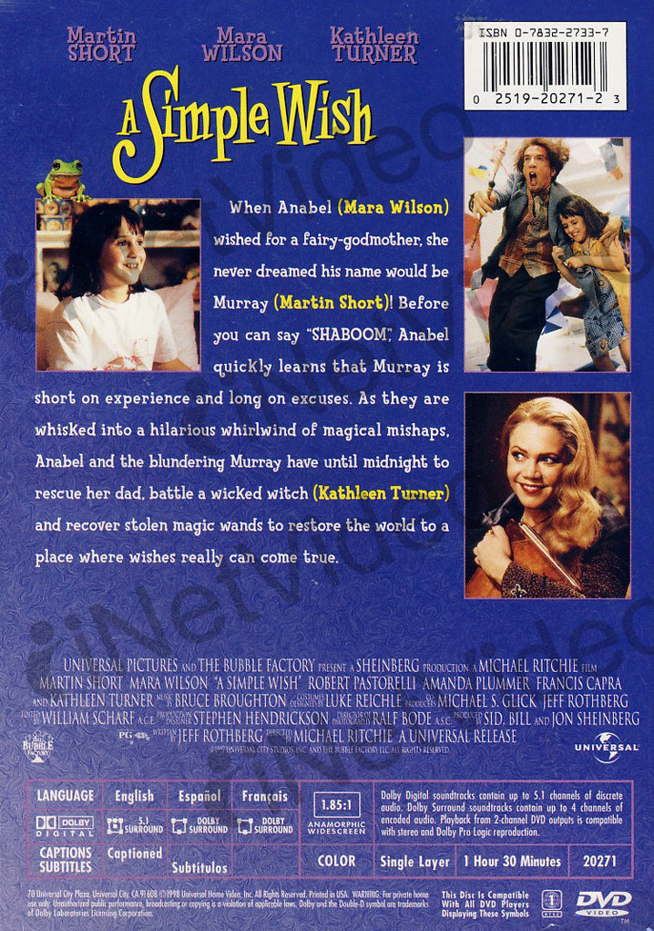 A Simple Wish On Dvd Movie