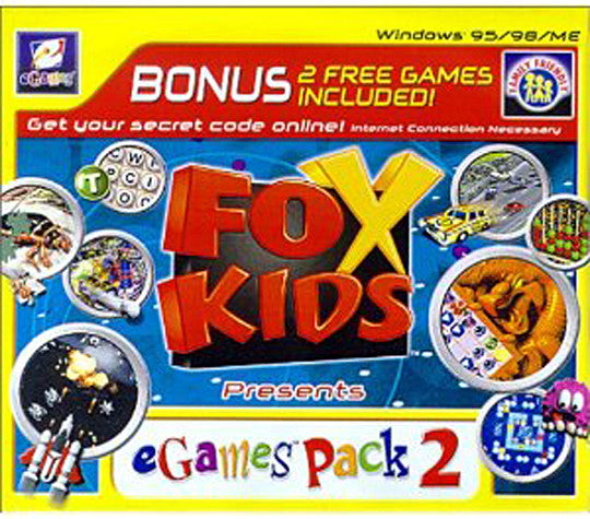 Fox Kids Speedy Eggbert PC Game W/ Bonus Super Pack Sealed Win 95/98 XP Only