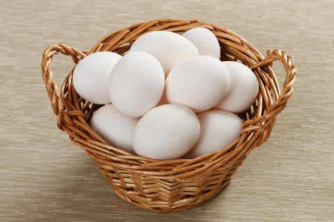 white eggs