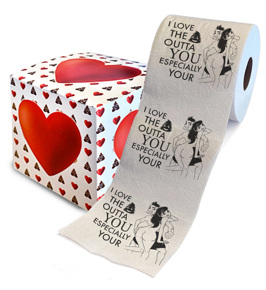 The Buckeyes, Toilet Paper Gag Gift, Novelty TP, Play Like Crap
