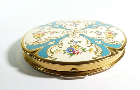 The Stratton Piccadilly Four Leaf Clover Shaped Compact Mirror 1959 ...
