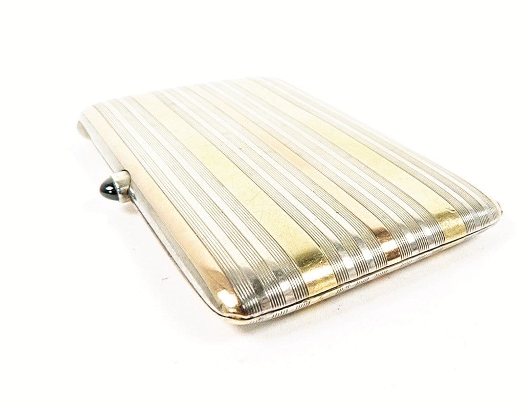 Lutz- Hand Made- Sterling Cigarette Case - S & K Ltd.