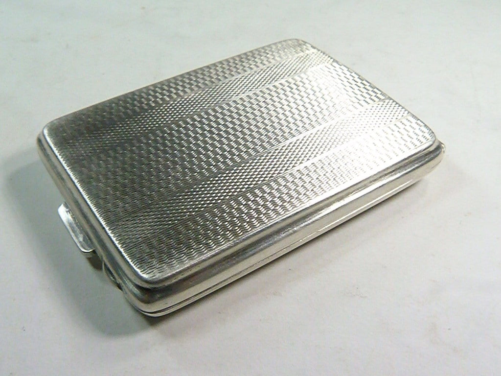 Vintage Sterling Silver Cigarette Case, 1920s Hallmarks, Silver Pocket  Case, Silver Jewellery Case, Solid Silver Case 