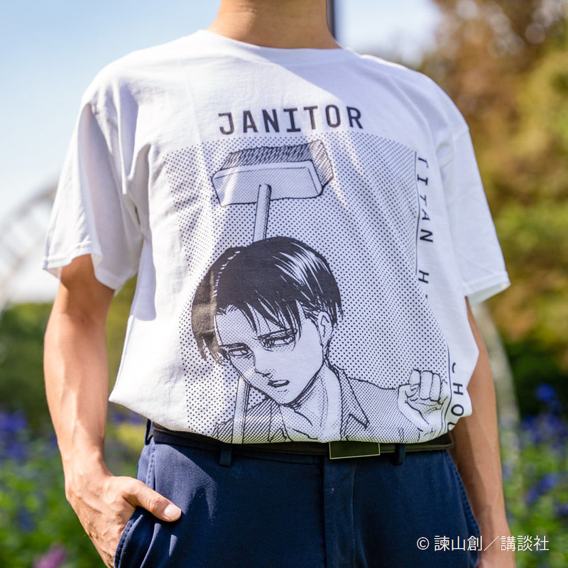 進撃の巨人 アニーク オンライン展覧会 リヴァイ TシャツLサイズ 