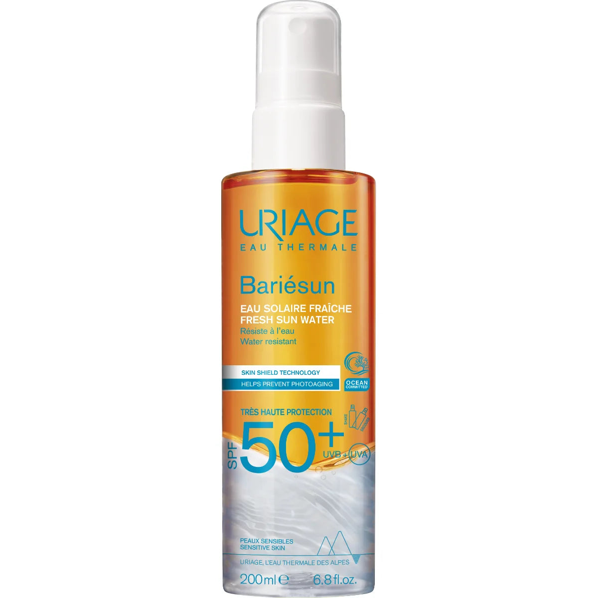  Uriage Bariesun SPF50+ Fresh Sun Water 200 ml