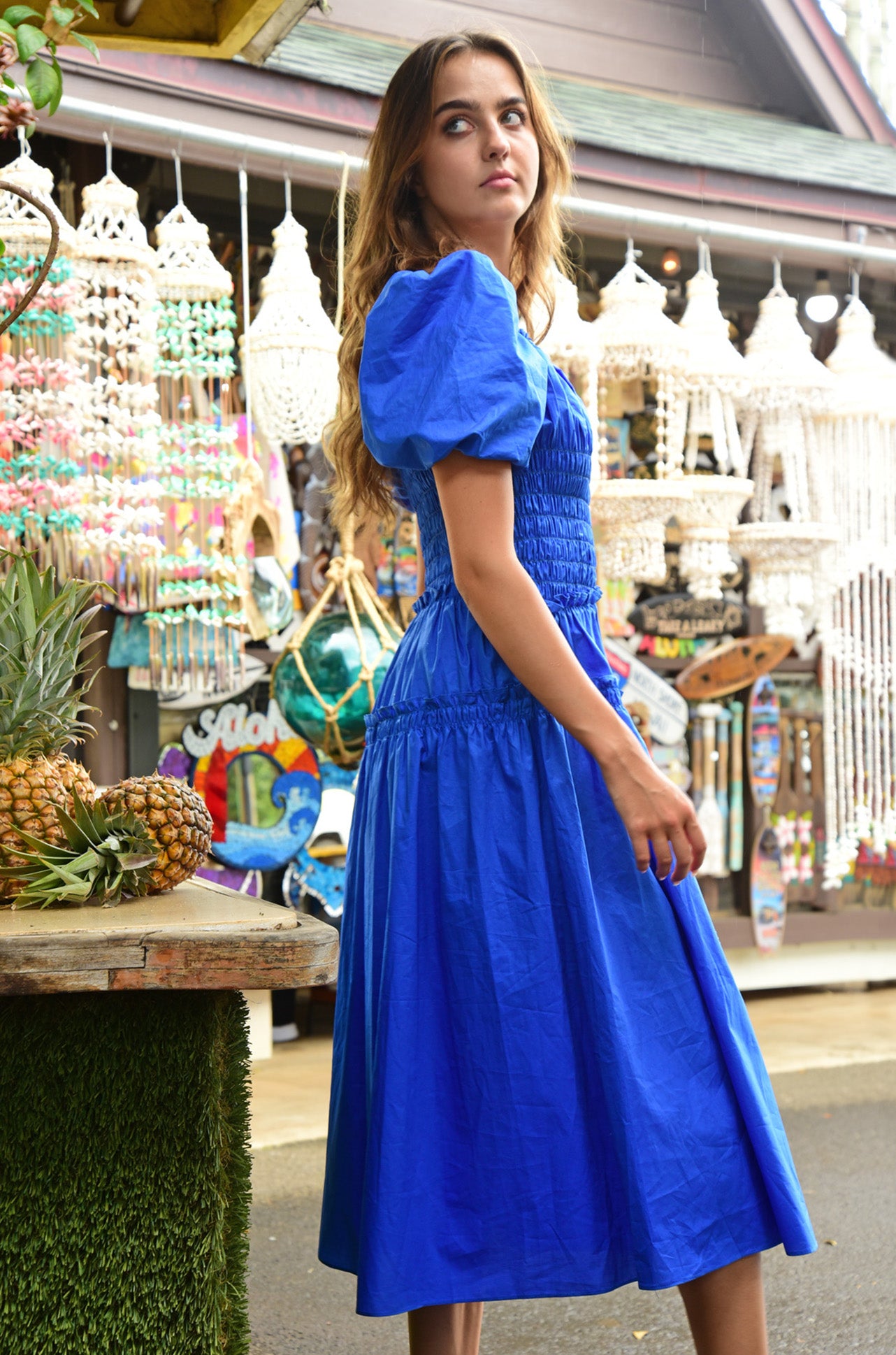 Coop - Crispy Dream Magic Angle Dress in Blue