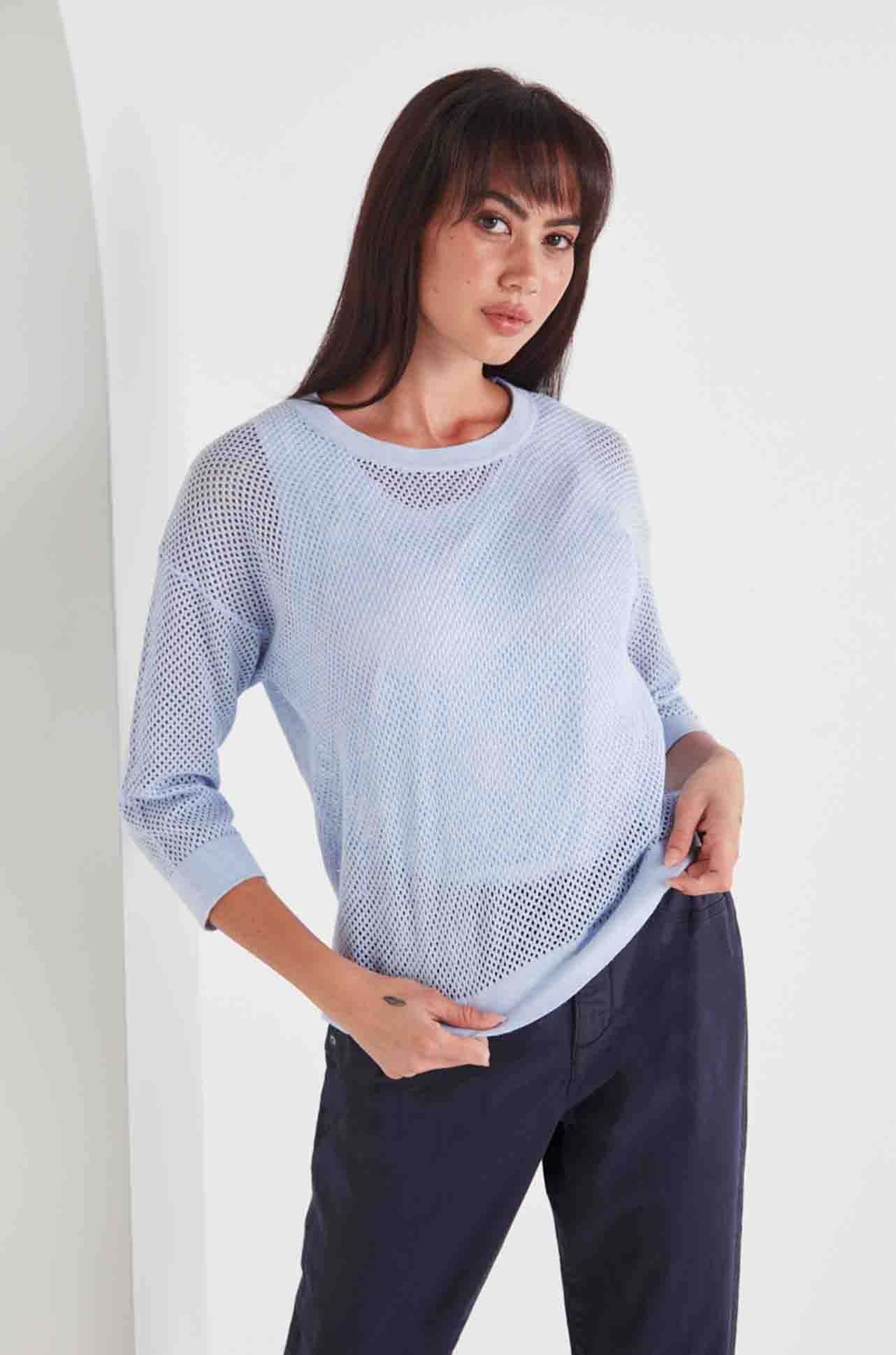 Verge - Cedar Sweater in Blue