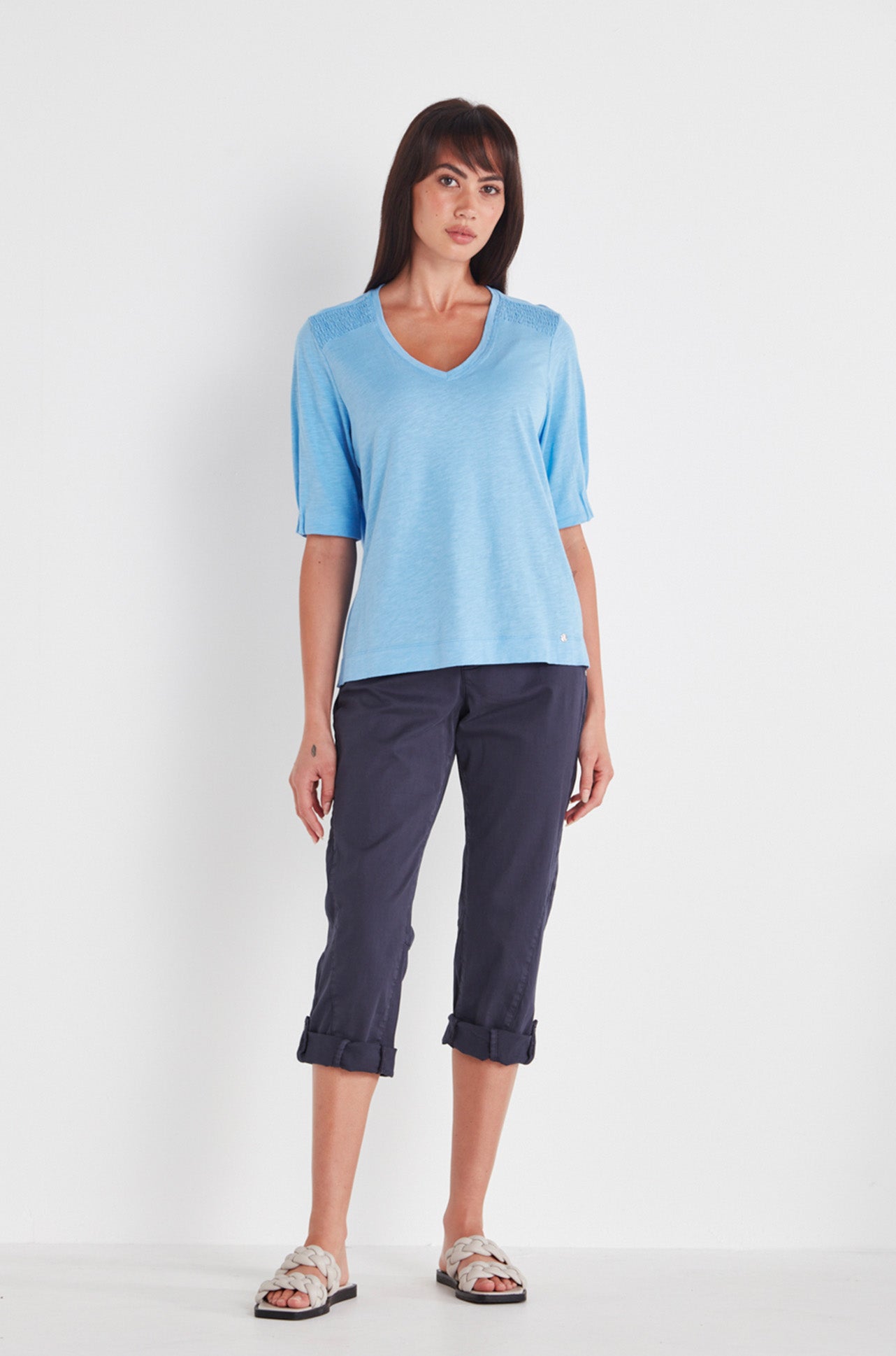 Verge - Reserve Capri Pant in Ink