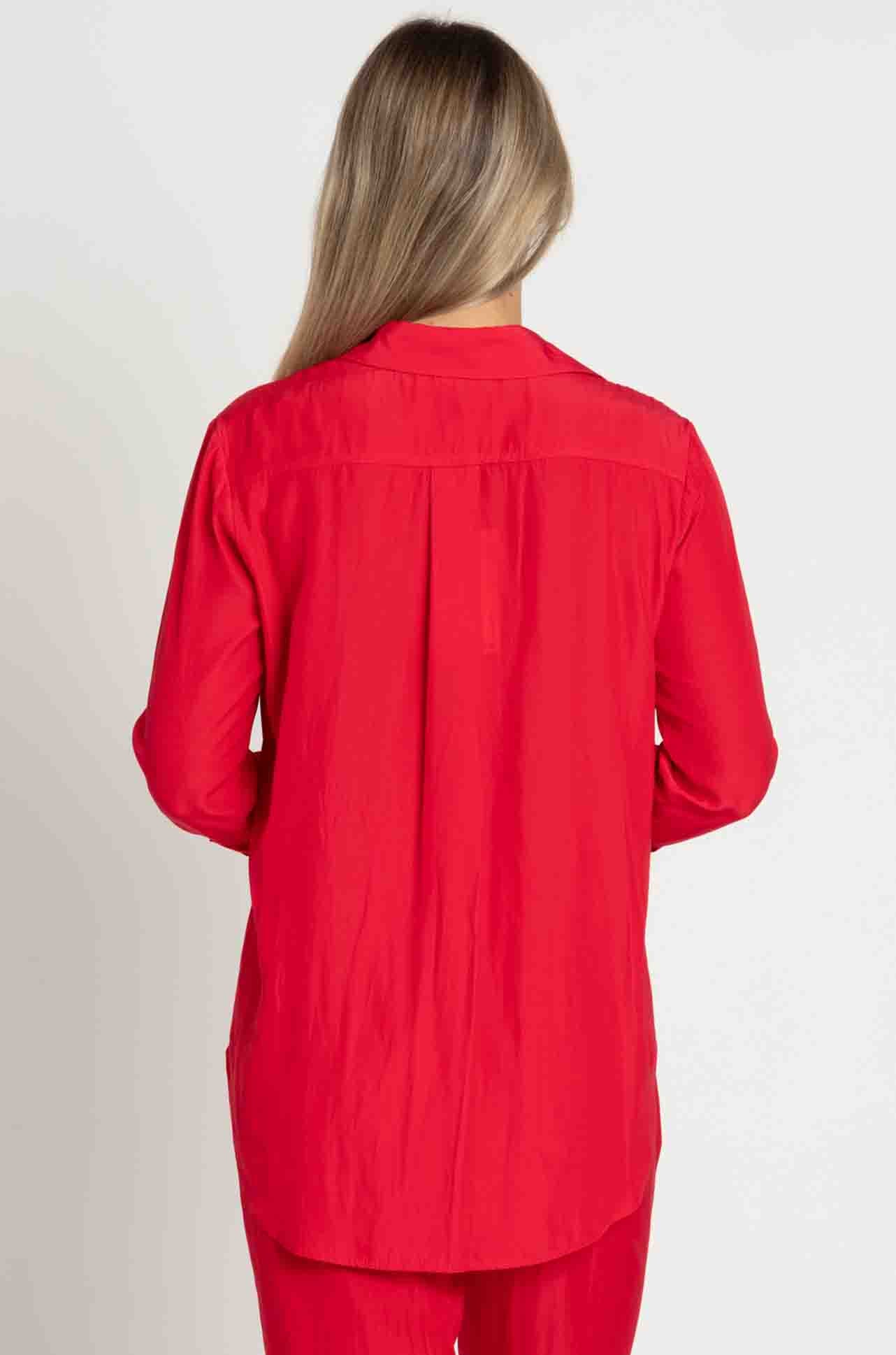 Mela Purdie - Single Pocket Shirt in Geranium