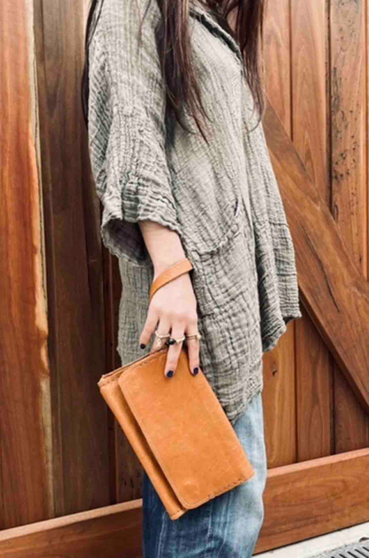 Inkolives - Borsellino Wallet/Clutch Bag in Tan