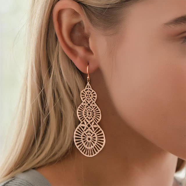 Nicole Fendel - Emika Blossom Earrings in Rose Gold