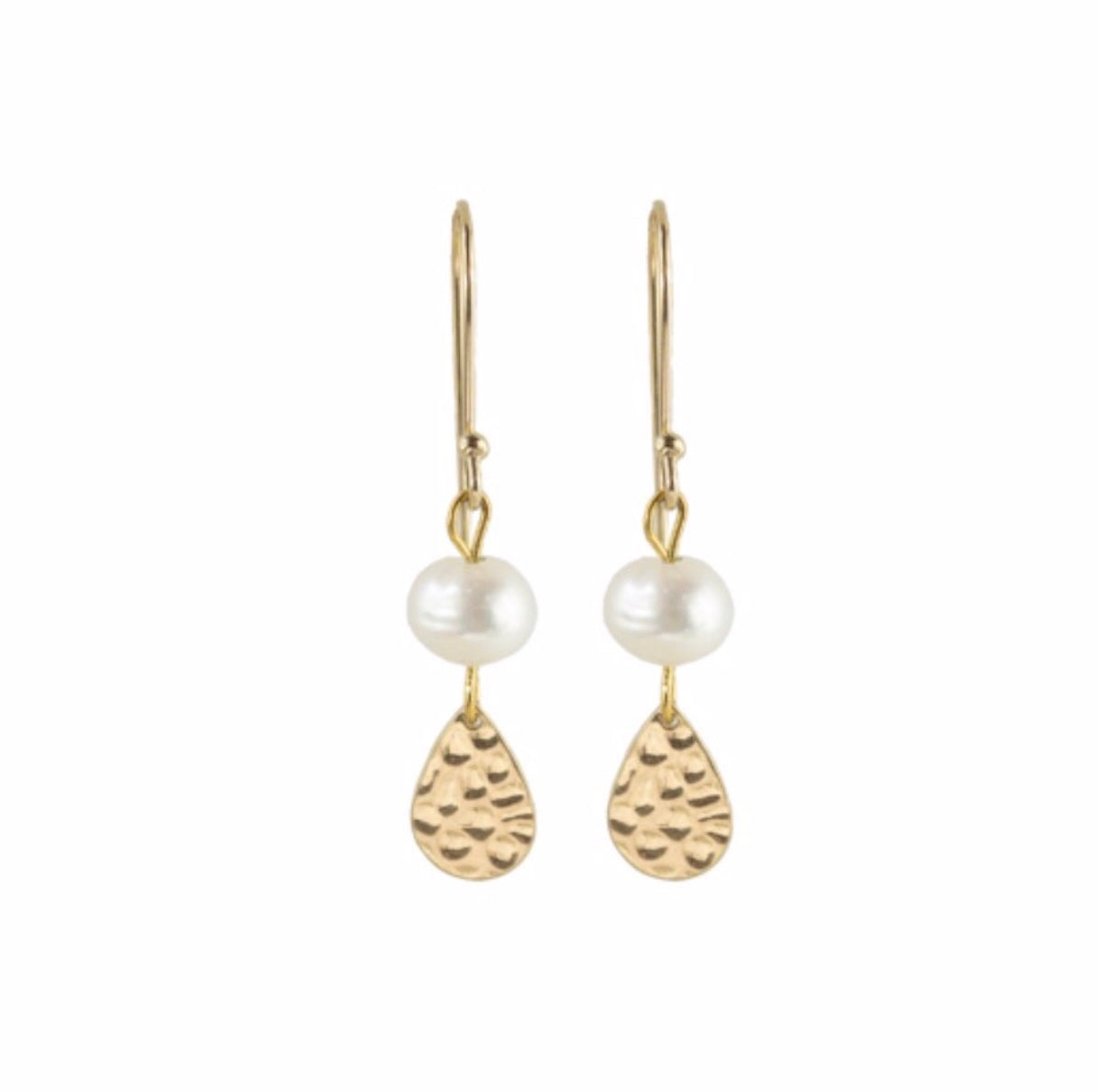 Nicole Fendel - Esme Pearl Earring in Freshwater Pearl & Gold