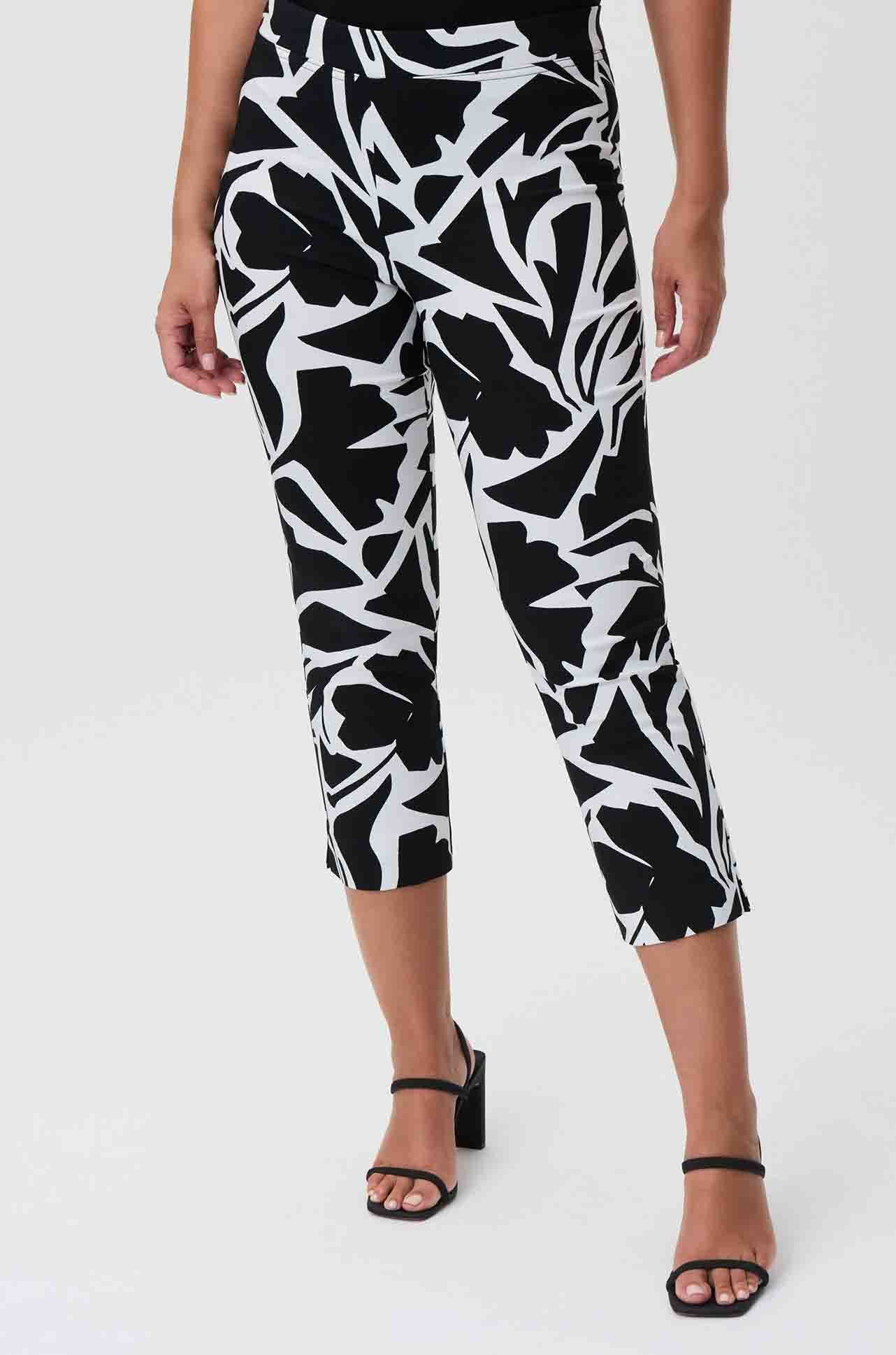 Joseph Ribkoff - Floral Crop Pull On Pant