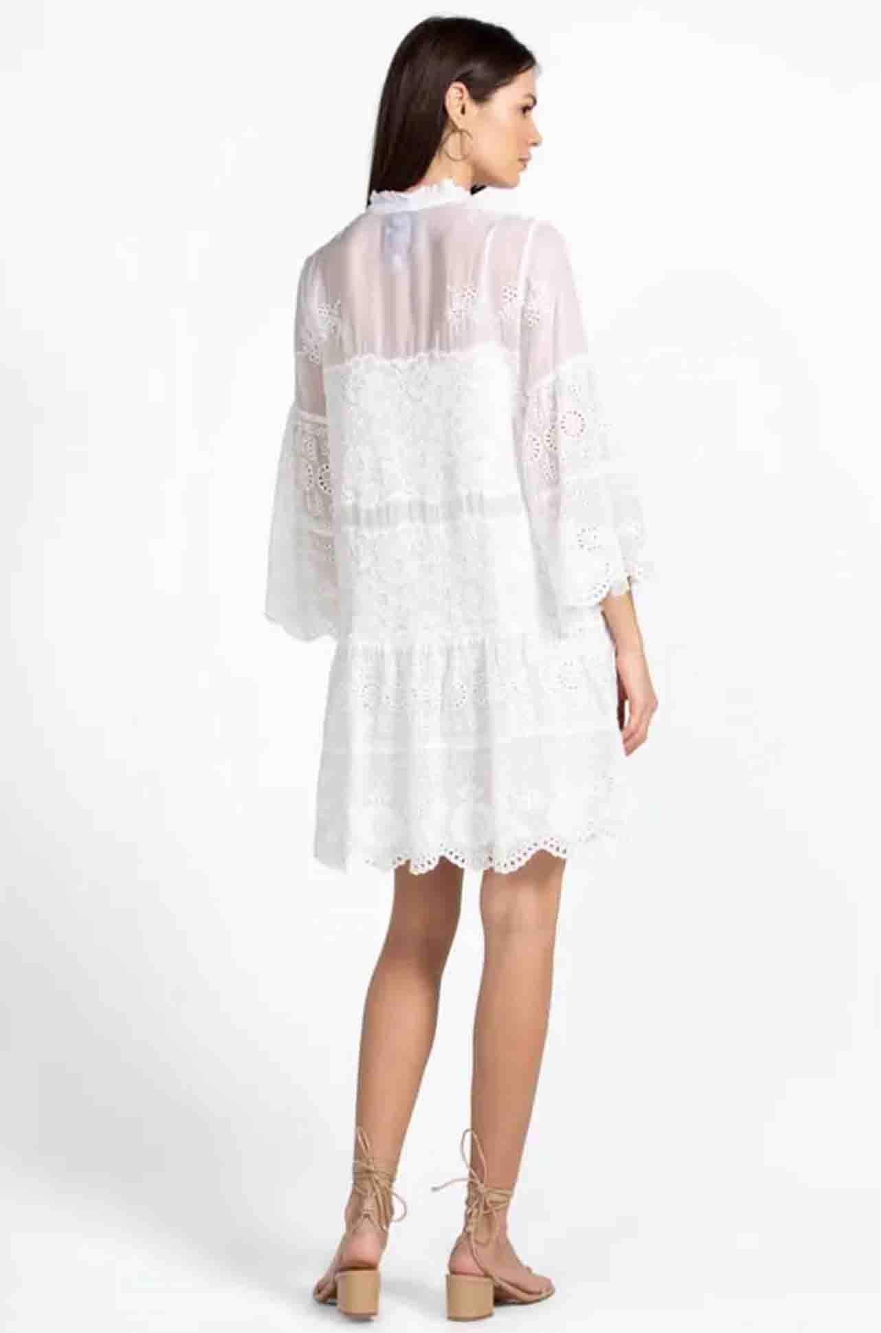 Johnny Was - Lace Valeria Dress w/ Slip