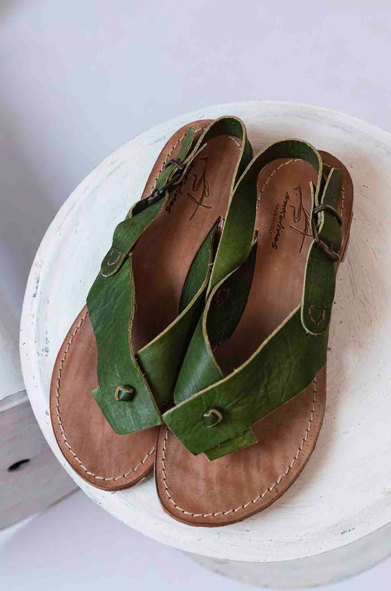 Inkolives - Lido Azzurro Verde Sandals