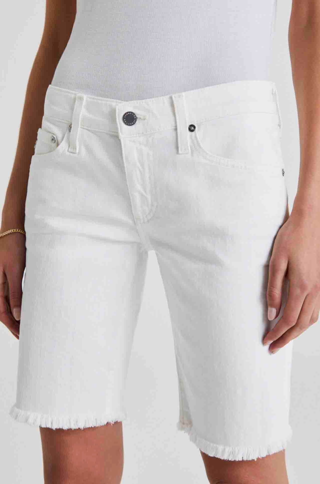 AG Jeans - Nikki Short in 1 Yr Tonal White