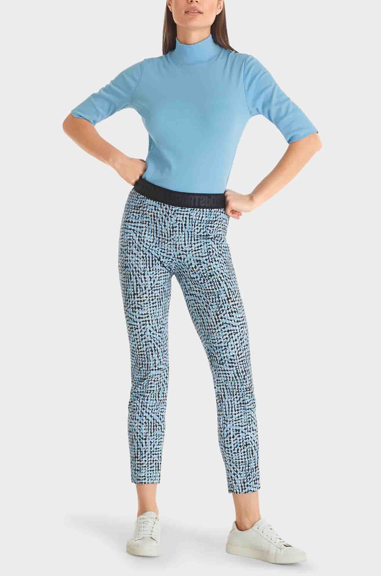 Marc Cain - Pepita Pattern Stretch Scuba Pant