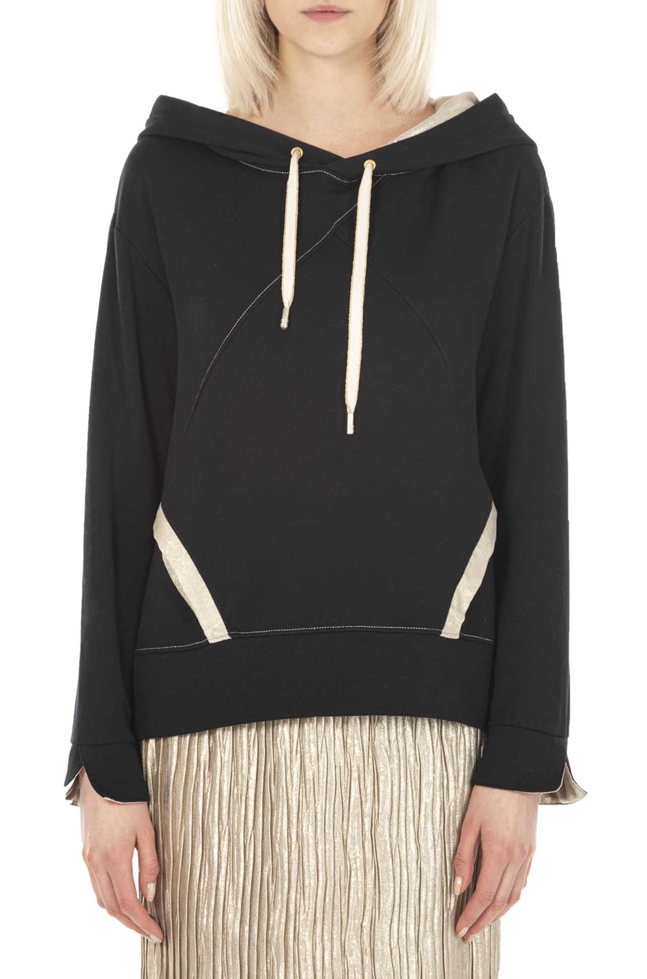 Elisa Cavaletti - Print Back Hooded Sweater