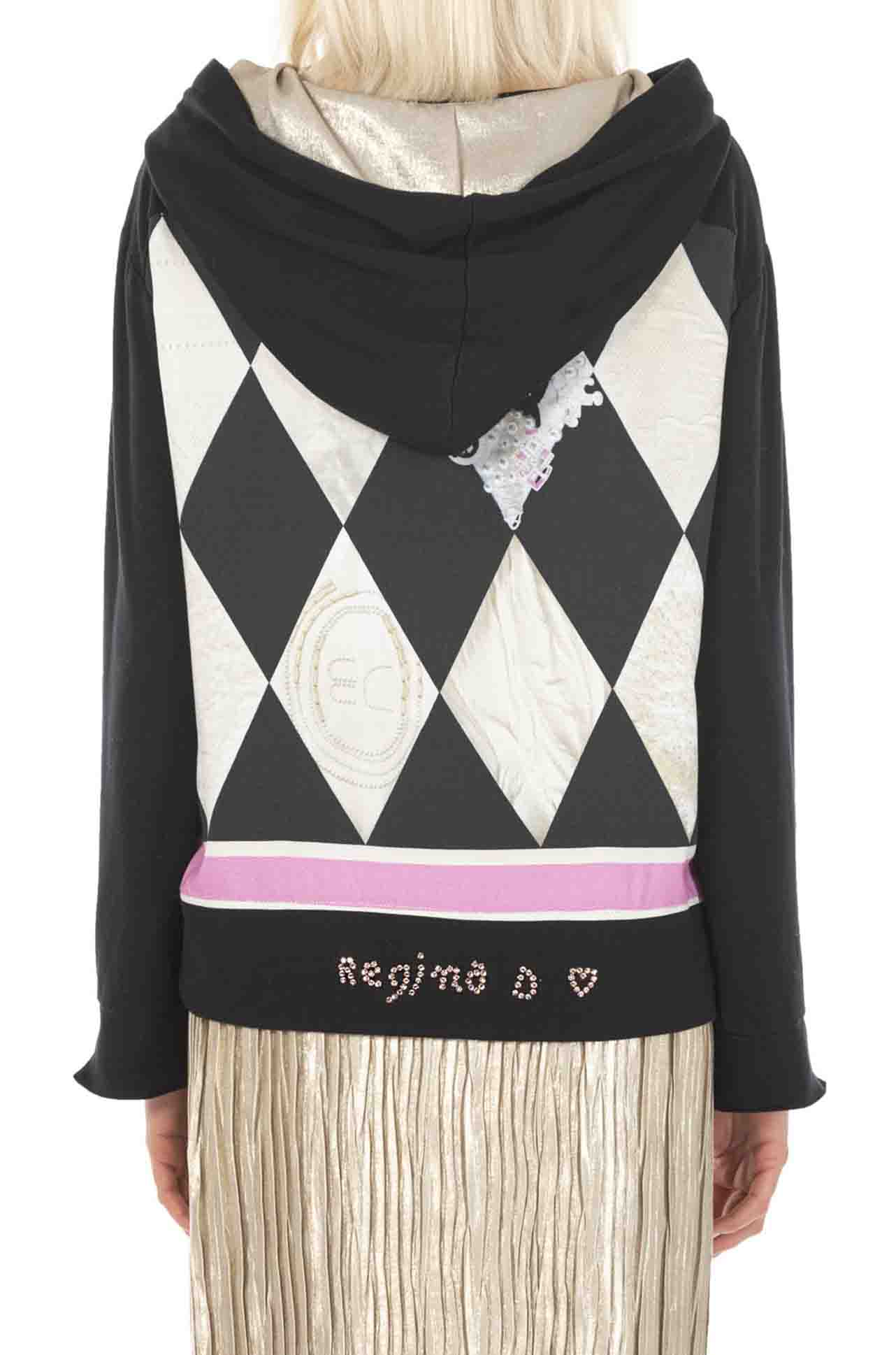 Elisa Cavaletti - Print Back Hooded Sweater