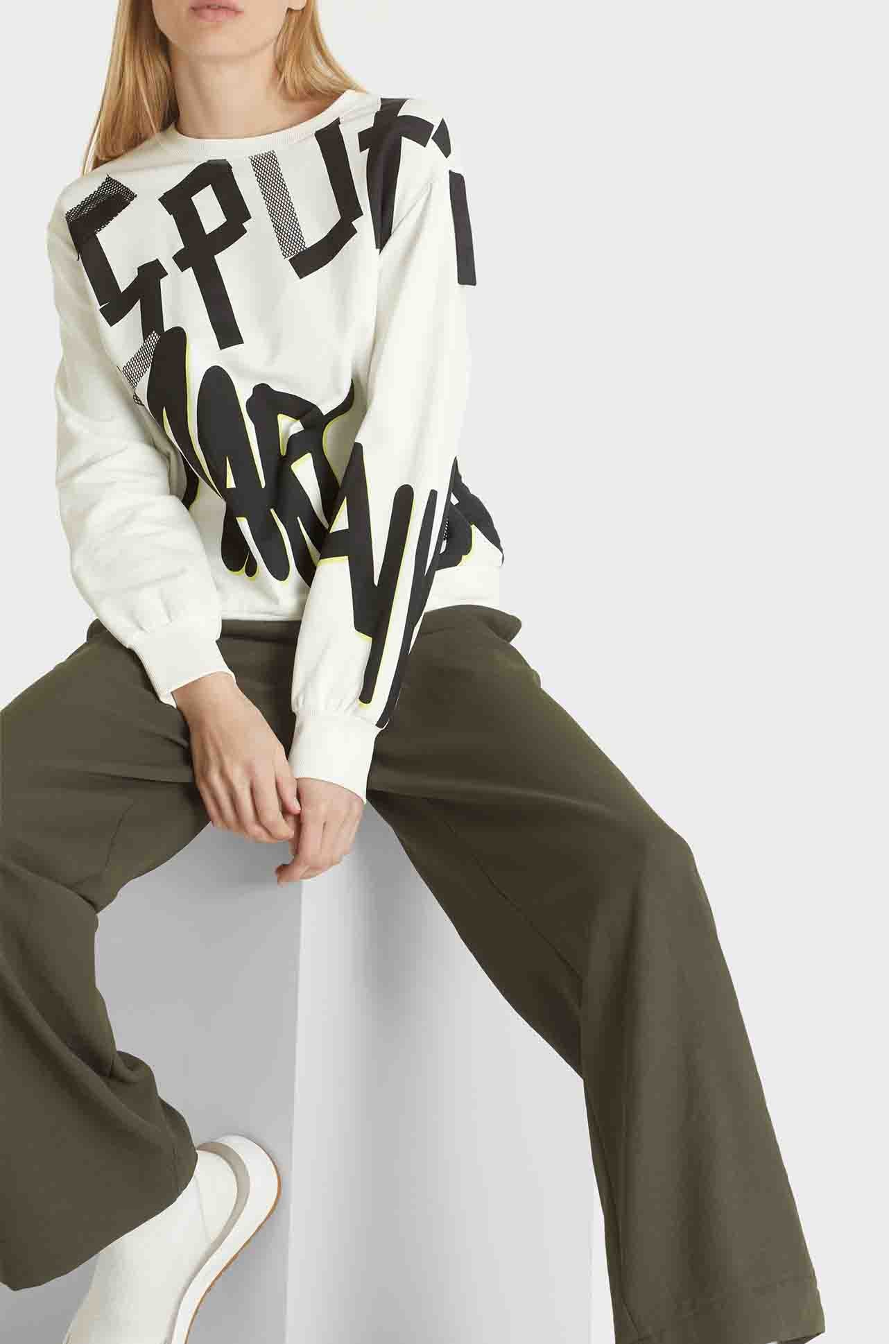 Marc Cain - Sweatshirt w/ Letter Print