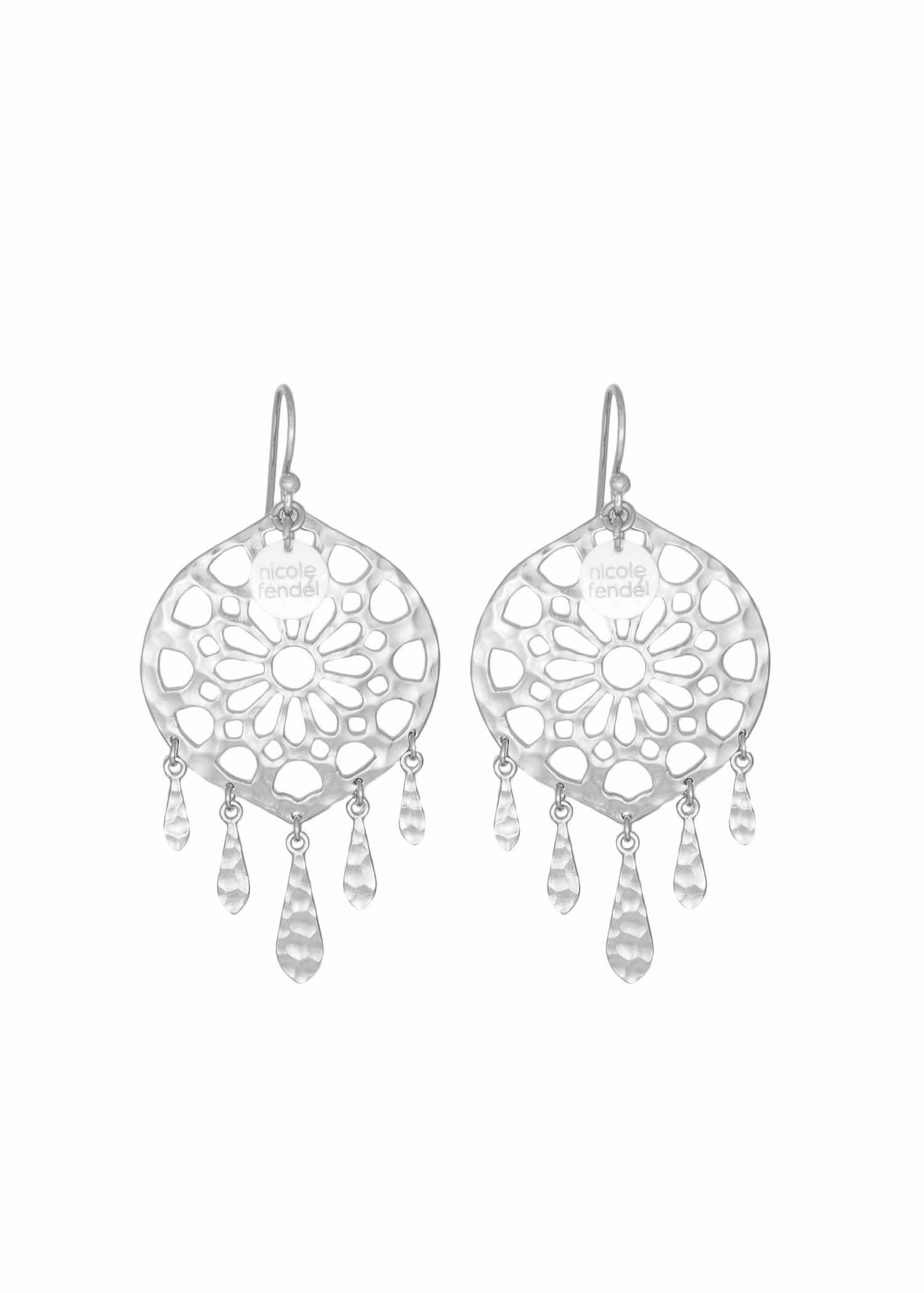 Nicole Fendel Jewellery - Silver Alora Statement Earring