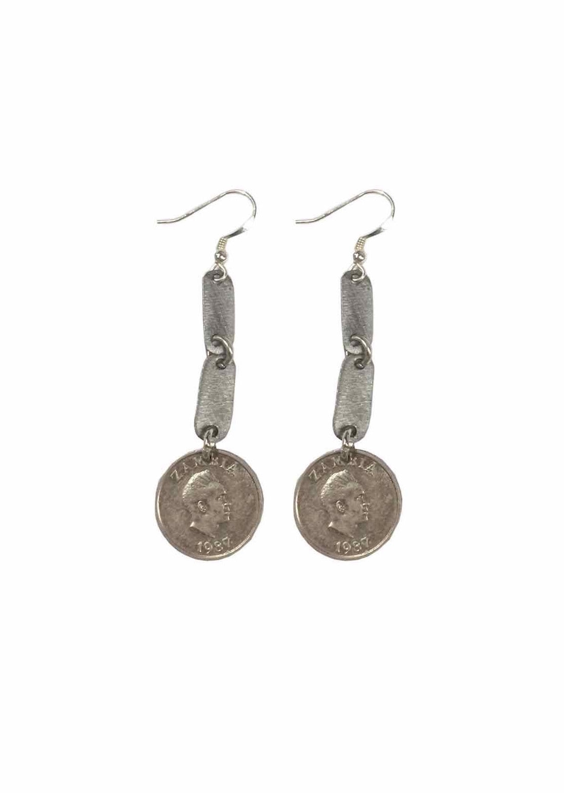 Mulberry Mongoose - Gypsy Snare Coin Earrings