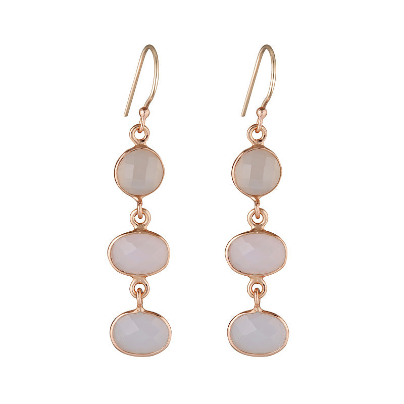 Nicole Fendel Jewellery - Giana Statement Earring in Rose Gold