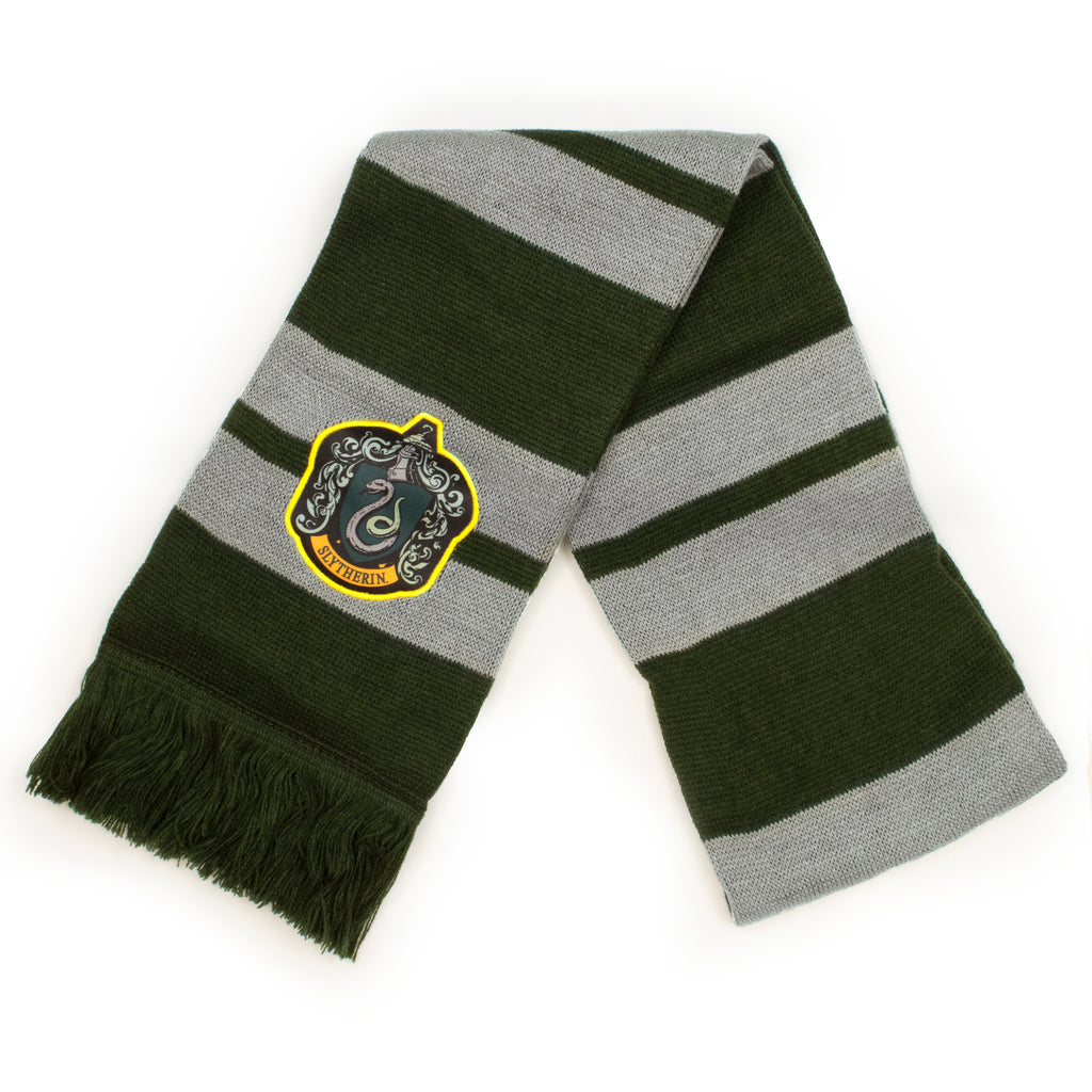 Frank Worthley limoen Omleiding Harry Potter Slytherin Premium Striped Scarf With Crest Patch – Gaming  Outfitters