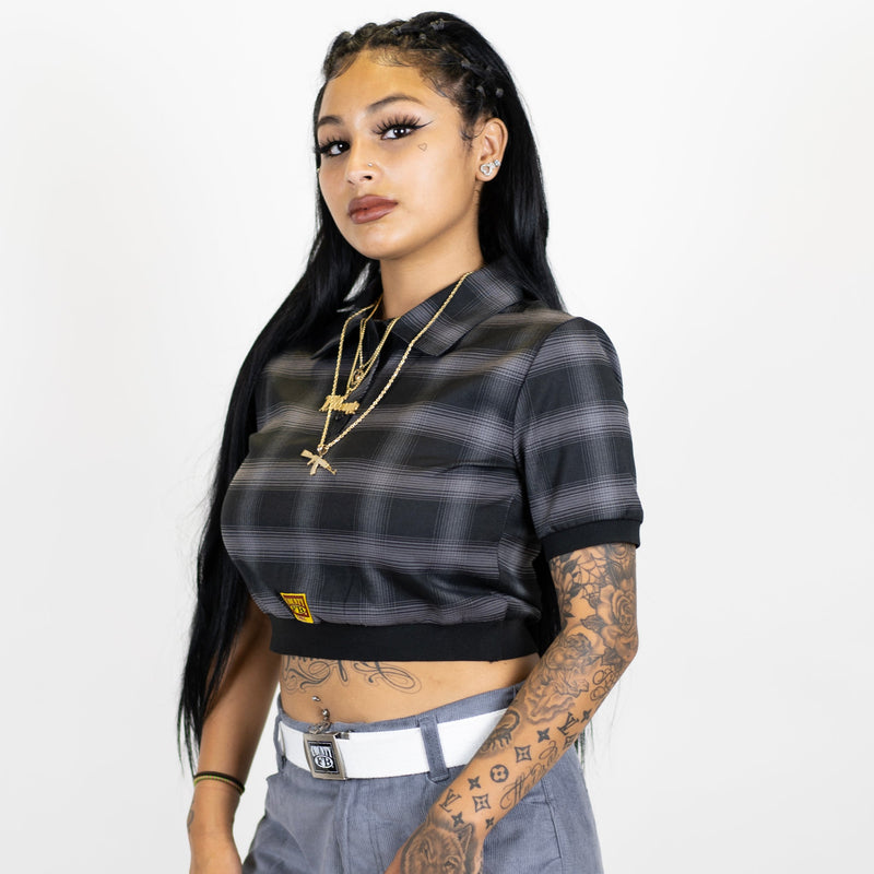 FB County Flannel Crop Top