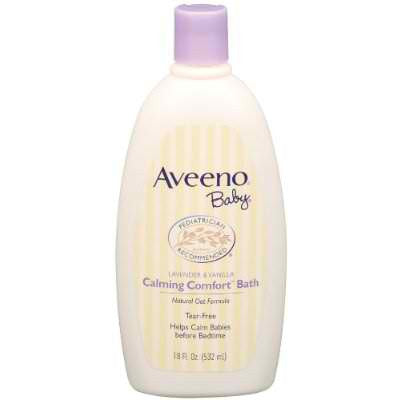 Aveeno Baby Calming Comfort Bath 18 Oz Chubby Cheeks Baby