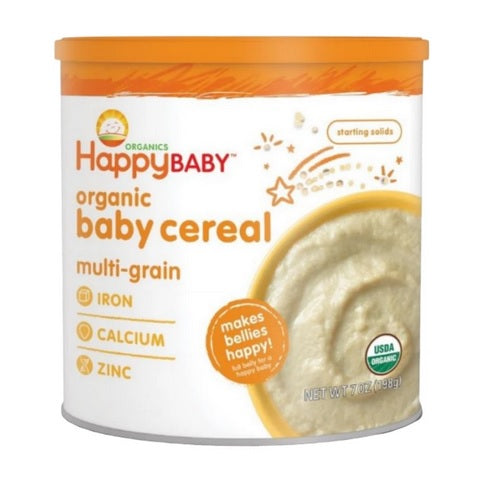 happy baby cereal organic