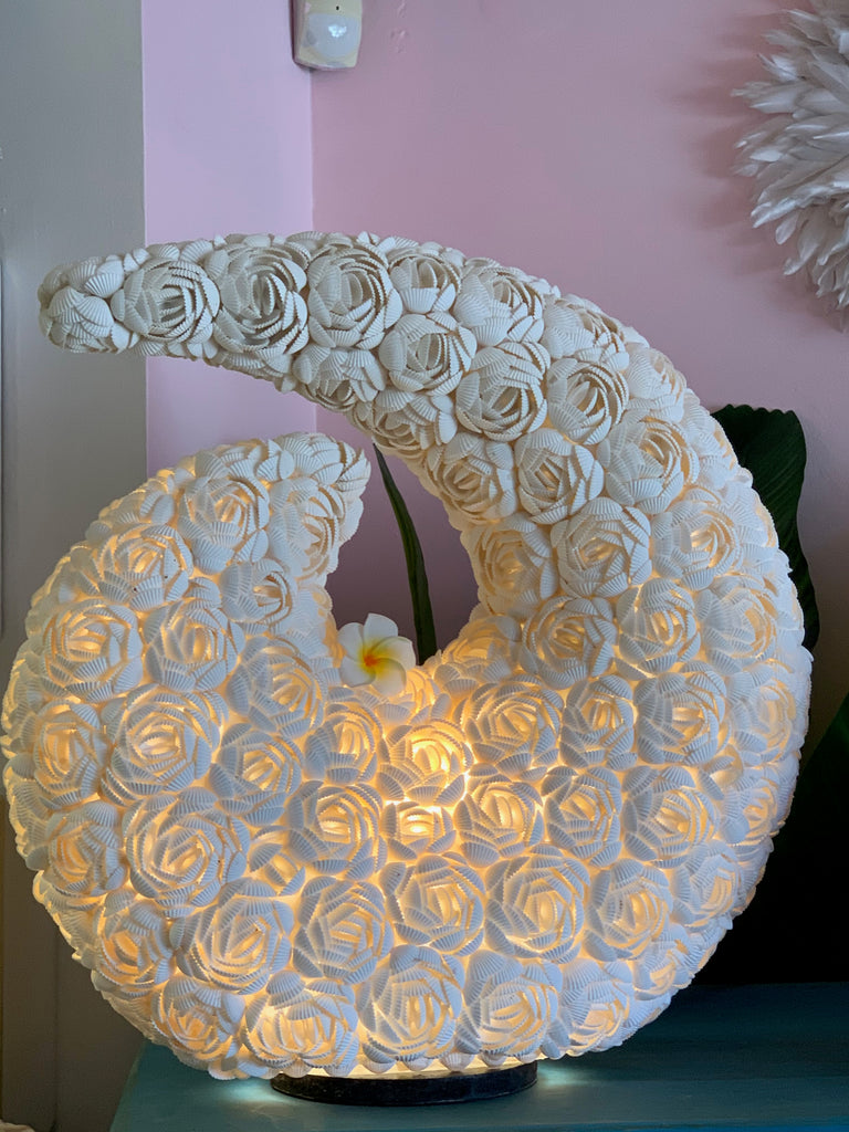 BLOSSOMS - KORU SHELL LAMP – Blossoms Boutique