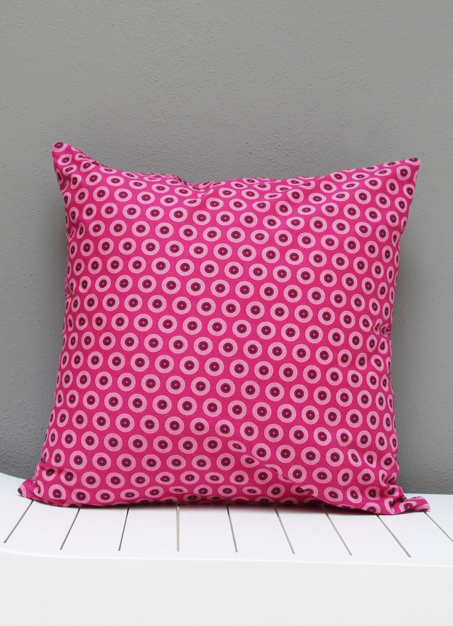 pink scatter cushions