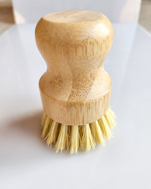 Large Long Small Bottle Cleaning Brush With Wood Bamboo