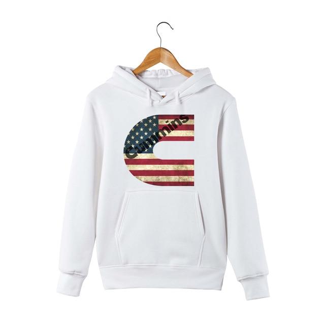 cummins flag hoodie