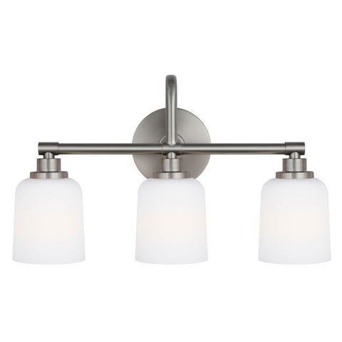 Feiss Reiser 1 Light Bath Light | Chrome with White Opeal Etched Glass ...