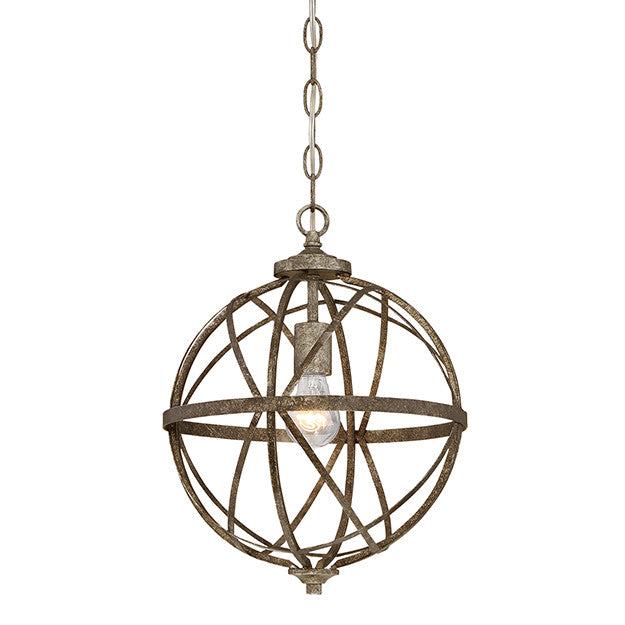 Lakewood Orb Chandelier in Blackened Silver | Lighting Connection