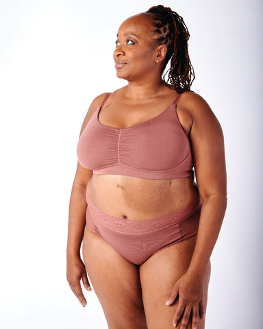 N184 A chip cup breast reduction non-trace big yards underwear