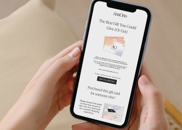 anaono digital gift card to show you care