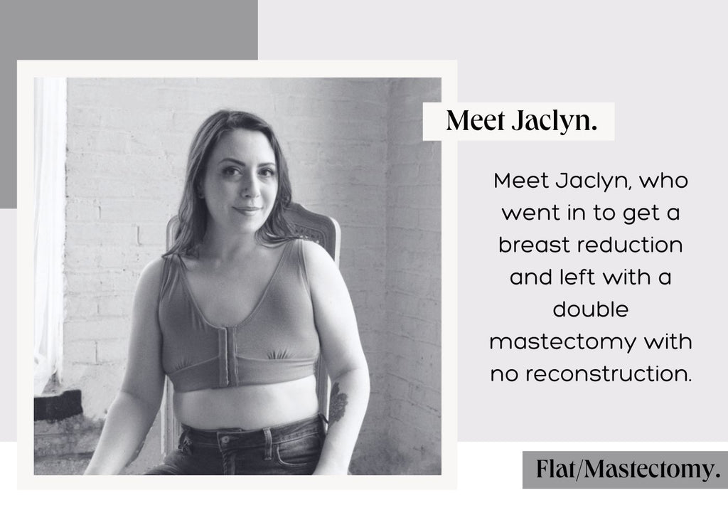 Meet Jaclyn and her inspiring story about going in for a breast reduction and discovering she has the BRCA1 genetic mutation